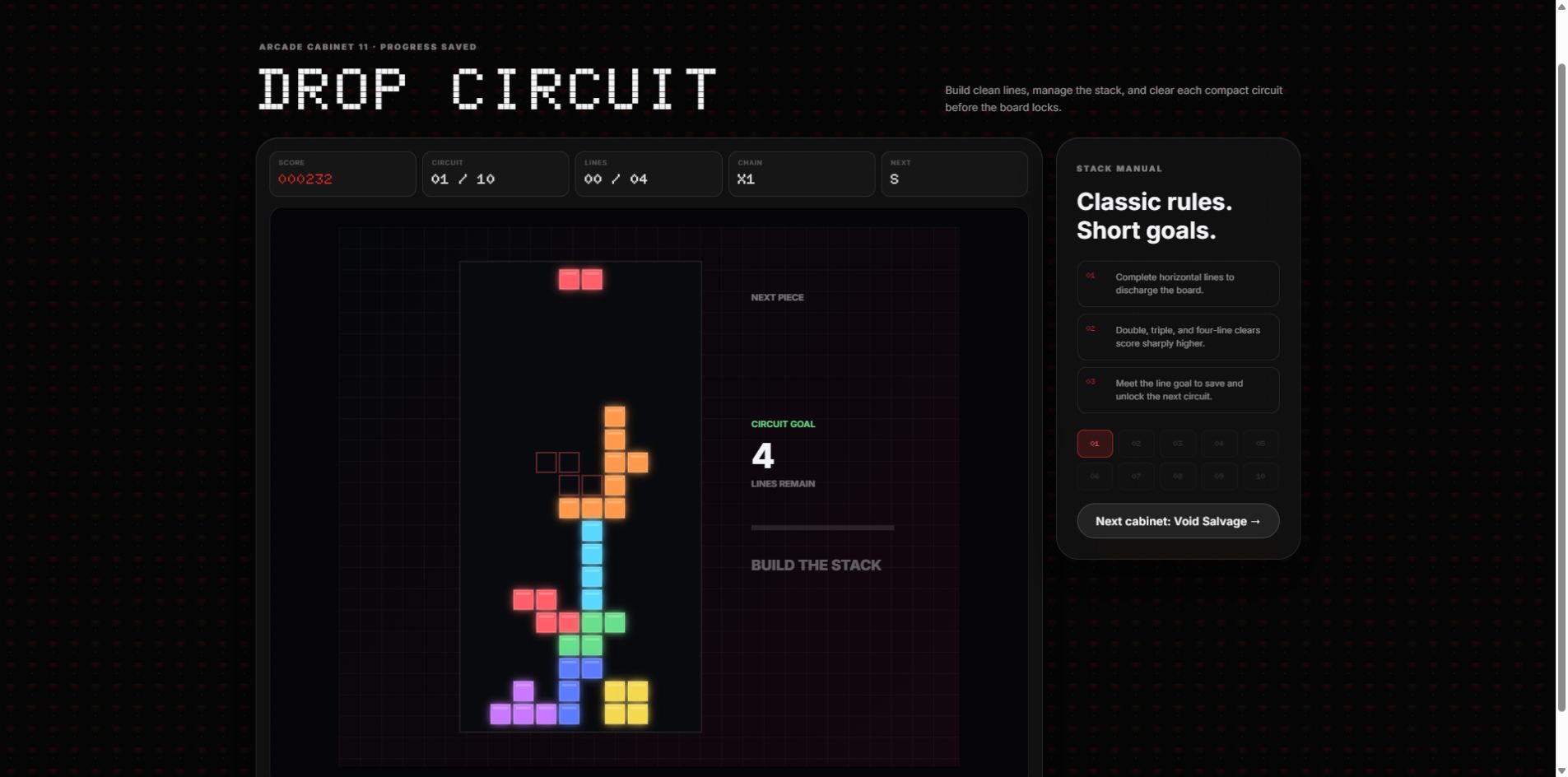Drop Circuit gameplay