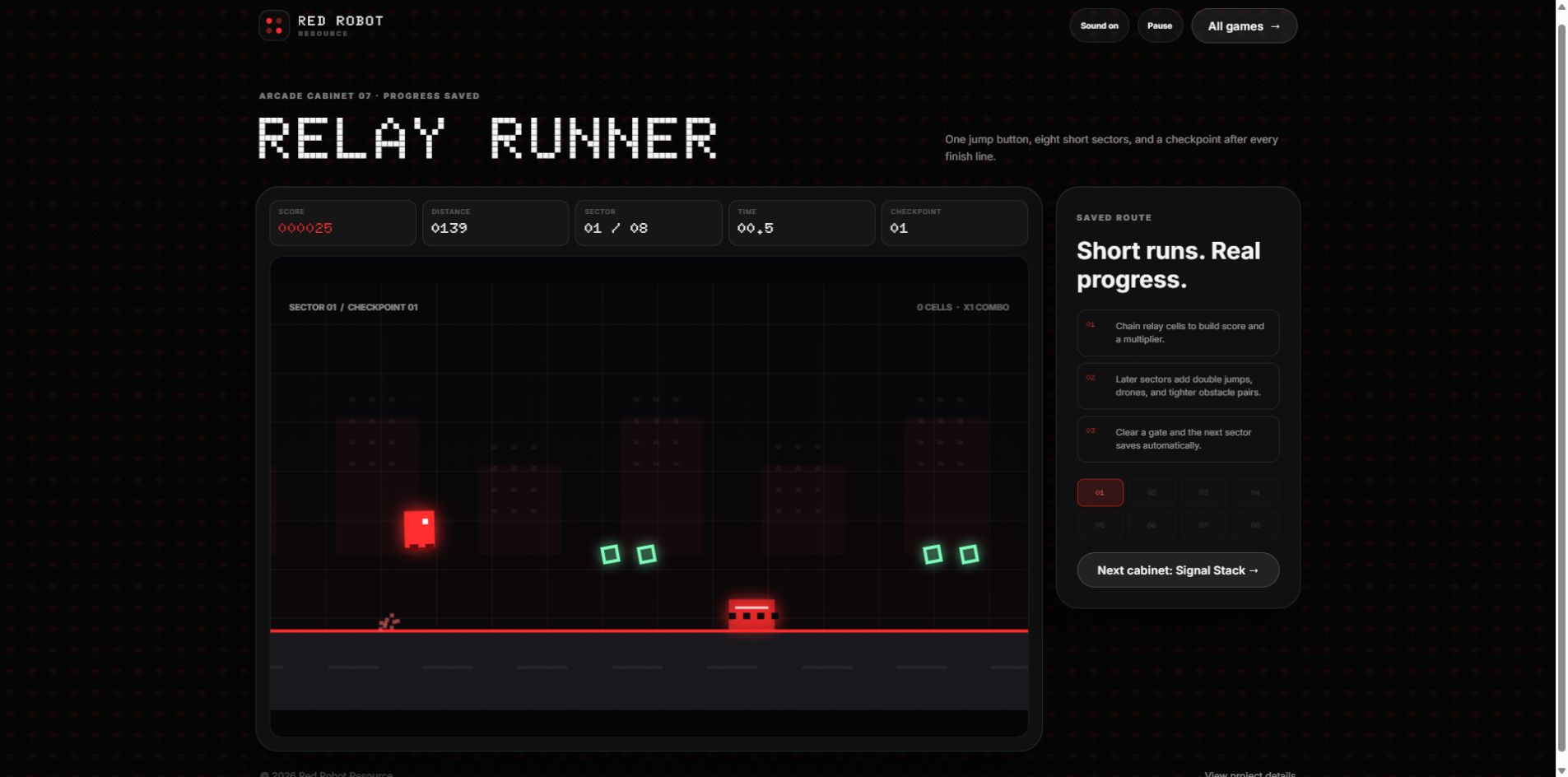 Relay Runner gameplay