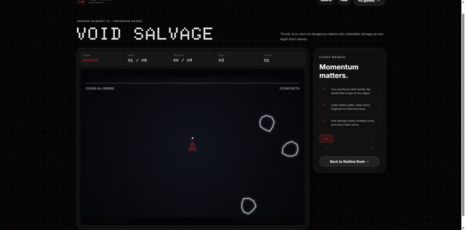 Void Salvage gameplay